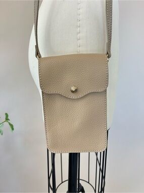 ISADORA Leather Phone Pouch Crossbody Bag